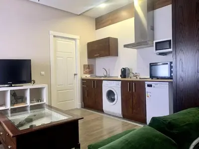 Una cocina o zona de cocina en TIGER wifi y garaje