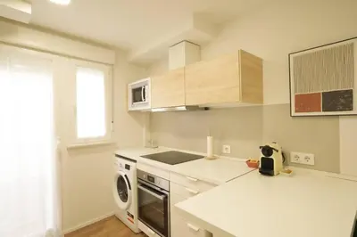 Una cocina o zona de cocina en Alojamiento histórico Universidad Salamanca
