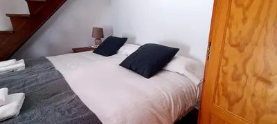Cama o camas de una habitación en Casa Villamiel