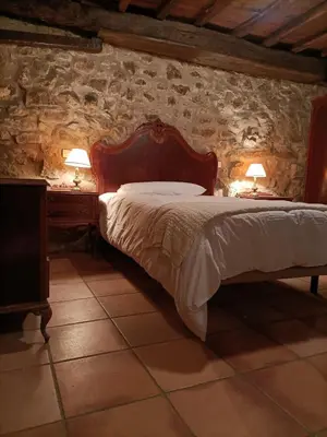 Cama o camas de una habitación en Casa Villamiel