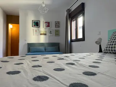 Cama o camas de una habitación en Casa Tía María