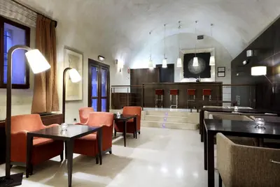 Zona de estar de Eurostars Palacio de Santa Marta