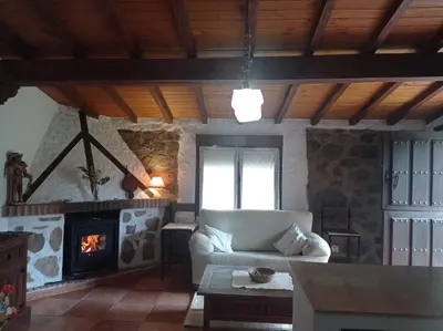 Zona de estar de Casa Rural El Turuterro