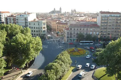 Vista general de Salamanca o vista desde el hotel