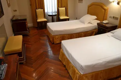 Cama o camas de una habitación en Hotel Alameda Palace