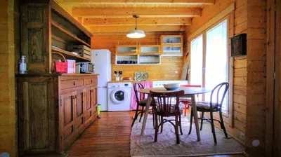 Una cocina o zona de cocina en Casa rural El Bujo
