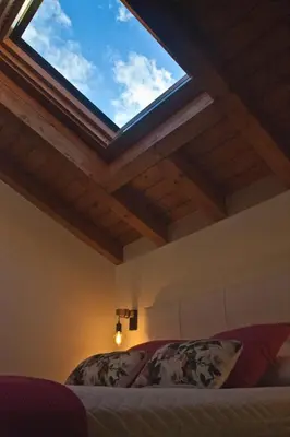 Cama o camas de una habitación en CASA RURAL LA MANFORTA