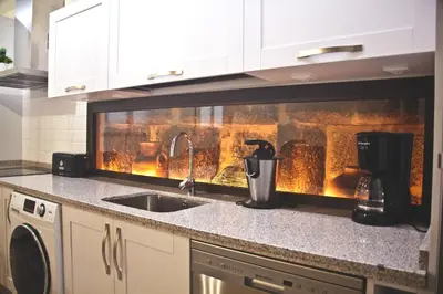 Una cocina o zona de cocina en CASA RURAL LA MANFORTA