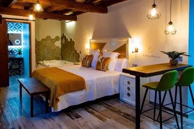 Cama o camas de una habitación en Apartamentos Caño las Parras
