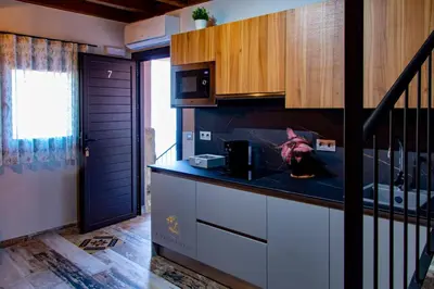 Una cocina o zona de cocina en Apartamentos Caño las Parras