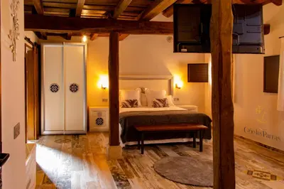 Cama o camas de una habitación en Apartamentos Caño las Parras