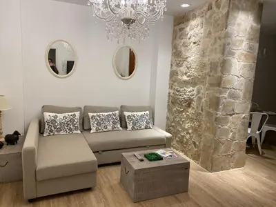 Zona de estar de El Patio de San Pablo - Apartamento de lujo en el centro con PARKING GRATIS