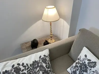 Zona de estar de El Patio de San Pablo - Apartamento de lujo en el centro con PARKING GRATIS