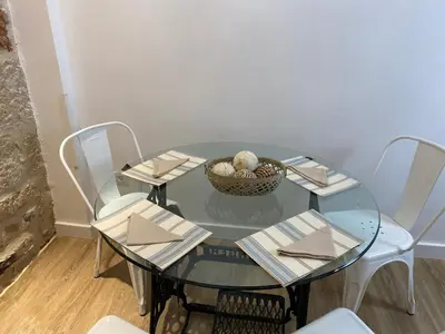 Zona de estar de El Patio de San Pablo - Apartamento de lujo en el centro con PARKING GRATIS