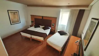 Cama o camas de una habitación en Hotel Bardo Recoletos Coco