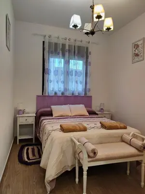 Cama o camas de una habitación en Casa Rural Feymar