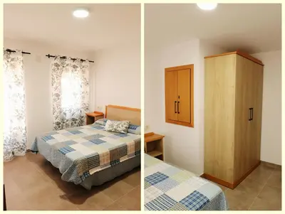 Cama o camas de una habitación en Casa Rural Ardwina II