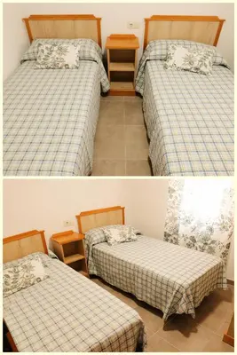Cama o camas de una habitación en Casa Rural Ardwina II