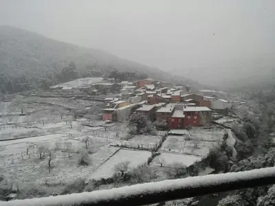 Rural House Mirador del Castillo en invierno
