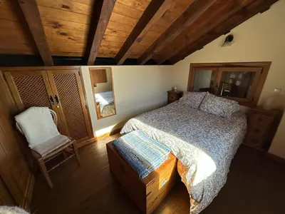 Cama o camas de una habitación en Casa Rural Ocre