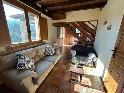 Zona de estar de Casa Rural Ocre