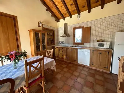 Una cocina o zona de cocina en Casa Rural Ocre