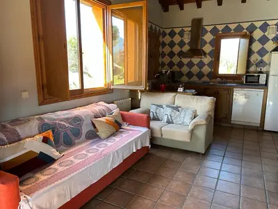 Zona de estar de Casa Rural Naranja