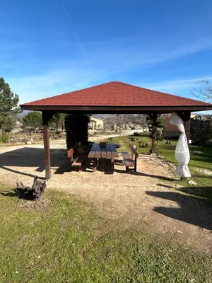 Jardín al aire libre en Casa Rural Naranja