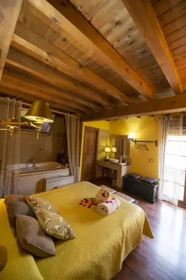 Cama o camas de una habitación en Casa Quimera