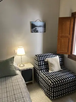Cama o camas de una habitación en Casa Rural 