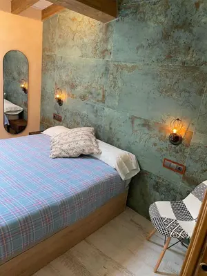 Cama o camas de una habitación en Casa Manadero