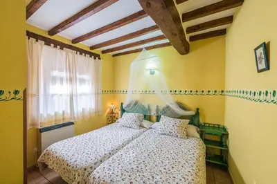 Cama o camas de una habitación en Casa Manadero
