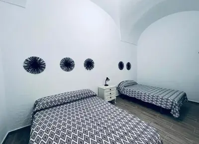Cama o camas de una habitación en Casa con Encanto