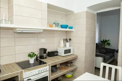 Una cocina o zona de cocina en Casa con Encanto