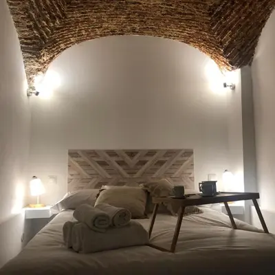 Cama o camas de una habitación en Apartamento Stark