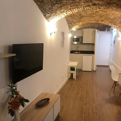 Una cocina o zona de cocina en Apartamento Stark
