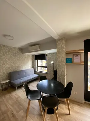 Zona de estar de I Precioso apartamento en el corazón de Salamanca