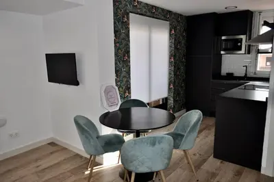 Una cocina o zona de cocina en II Precioso apartamento con vistas a la Catedral