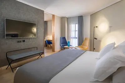 Cama o camas de una habitación en Barceló Cáceres V Centenario