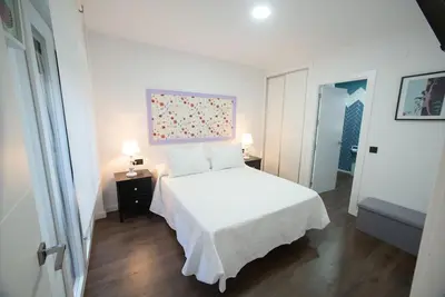 Cama o camas de una habitación en Las Dos Catedrales 2