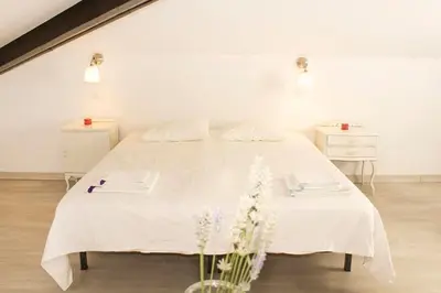 Cama o camas de una habitación en Precioso estudio