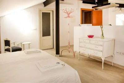 Cama o camas de una habitación en Precioso estudio