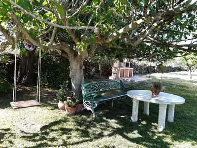 Jardín al aire libre en La Celestina
