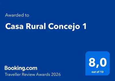 Certificado, premio, señal o documento que está expuesto en Casa Rural Concejo 1