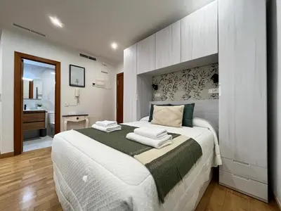 Cama o camas de una habitación en VUT San Pablo 0