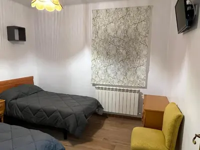 Cama o camas de una habitación en El Balcón de la Covatilla