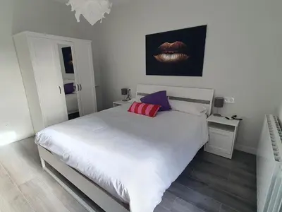 Cama o camas de una habitación en Casa albalunasss