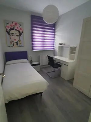 Cama o camas de una habitación en Casa albalunasss