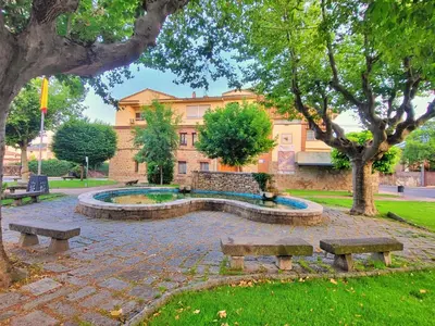 Jardín al aire libre en Casa Rural Concejo 2