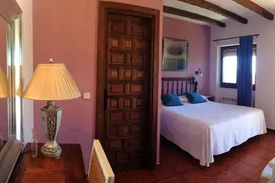 Cama o camas de una habitación en Finca La Josa, Candeleda, Gredos, VUTAV397